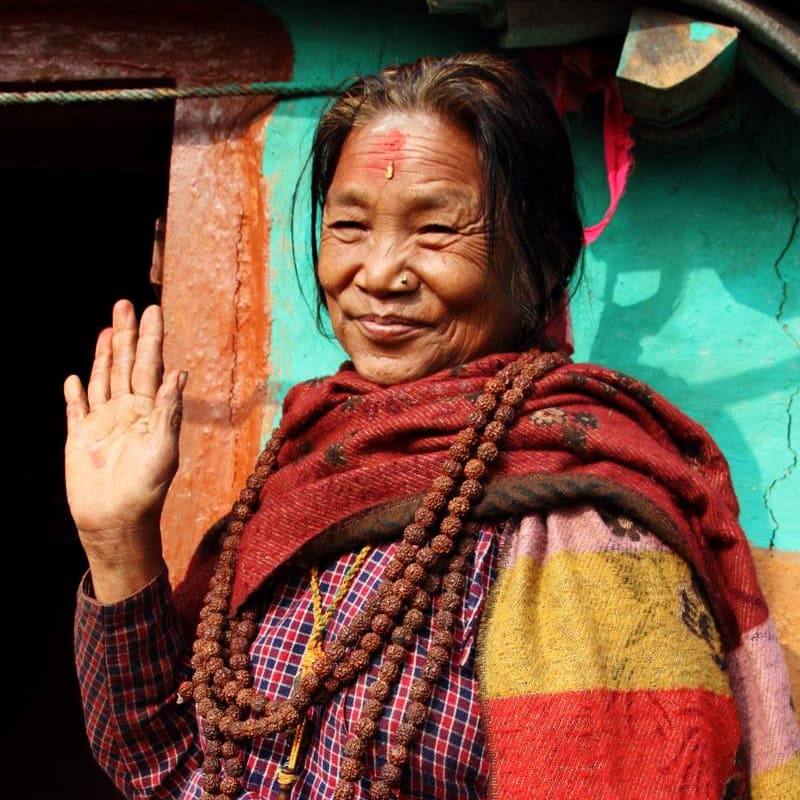 tribal art nepal Schamanen
